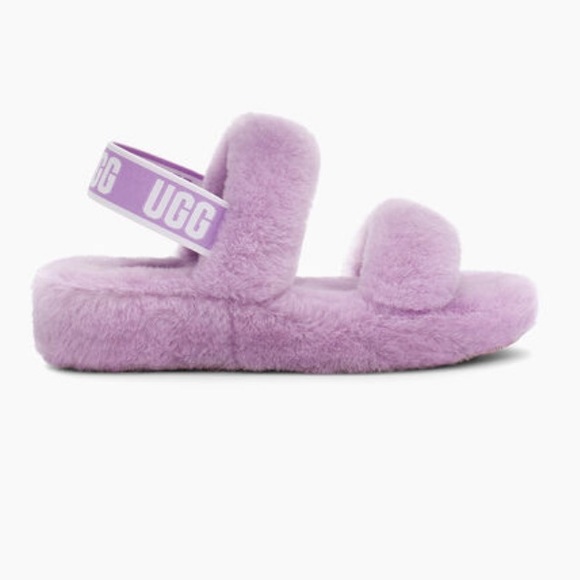 UGG Shoes - UGG Fluff Yea Lilac Purple Slippers Size 8